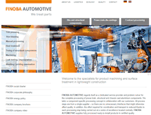 Tablet Screenshot of finoba-automotive.de